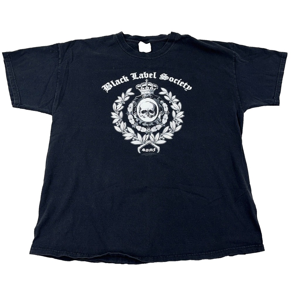 Vintage‎ Black Label Society Shirt Men XL 100 Proof Chaos Y2K Band Tee 2006